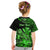 (Custom Personalised) Hawaii Monk Seal Kid T Shirt Polynesian Kakau With Kanaka Green LT14 - Polynesian Pride