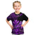 (Custom Personalised) Hawaii Monk Seal Kid T Shirt Polynesian Kakau With Kanaka Purple LT14 - Polynesian Pride