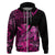 Custom Hawaii Monk Seal Hoodie Polynesian Kakau With Kanaka Pink LT14 - Polynesian Pride