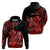 Custom Hawaii Monk Seal Hoodie Polynesian Kakau With Kanaka Red LT14 Pullover Hoodie Red - Polynesian Pride