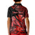 (Custom Personalised) Hawaii Monk Seal Kid Polo Shirt Polynesian Kakau With Kanaka Red LT14 - Polynesian Pride