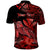 Custom Hawaii Monk Seal Polo Shirt Polynesian Kakau With Kanaka Red LT14 - Polynesian Pride