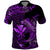 Custom Hawaii Hammerhead Shark Polo Shirt Polynesian Kakau With Kanaka Purple LT14 Purple - Polynesian Pride