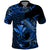 Custom Hawaii Hammerhead Shark Polo Shirt Polynesian Kakau With Kanaka Blue LT14 Blue - Polynesian Pride