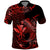 Custom Hawaii Hammerhead Shark Polo Shirt Polynesian Kakau With Kanaka Red LT14 Red - Polynesian Pride