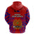 Papua New Guinea Hoodie Central Province Mix Coat of Arms Polynesian Art LT14 - Polynesian Pride