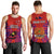 (Custom Personalised) Papua New Guinea Men Tank Top Central Province Mix Coat Of Arms Polynesian Art LT14 - Polynesian Pride