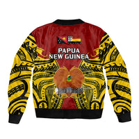 Papua New Guinea Bomber Jacket Madang Province Mix Coat Of Arms Polynesian Art LT14 - Polynesian Pride