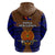 Papua New Guinea Hoodie Manus Province Mix Coat of Arms Polynesian Art LT14 - Polynesian Pride