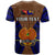 Custom Papua New Guinea T Shirt Manus Province Mix Coat of Arms Polynesian Art LT14 - Polynesian Pride