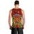 Papua New Guinea Men Tank Top Western Province Mix Coat Of Arms Polynesian Art LT14 - Polynesian Pride