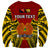 (Custom Personalised) Papua New Guinea Sweatshirt Western Province Mix Coat Of Arms Polynesian Art LT14 - Polynesian Pride