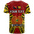 Custom Papua New Guinea T Shirt Western Province Mix Coat of Arms Polynesian Art LT14 - Polynesian Pride