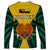 (Custom Personalised) Papua New Guinea Long Sleeve Shirt Hela Province Mix Coat Of Arms Polynesian Art LT14 - Polynesian Pride