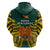 Papua New Guinea Hoodie Jiwaka Province Mix Coat of Arms Polynesian Art LT14 - Polynesian Pride