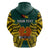 Custom Papua New Guinea Hoodie Jiwaka Province Mix Coat of Arms Polynesian Art LT14 - Polynesian Pride