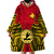 Papua New Guinea Wearable Blanket Hoodie National Capital District Mix Coat Of Arms Polynesian Art LT14 - Polynesian Pride