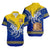 Tokelau Hawaiian Shirt Tokelauan Tatau Plumeria Special Style LT14 Blue - Polynesian Pride