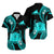 Tokelau Hawaiian Shirt Tokelauan Tatau With Badge Light Turquoise LT14 Turquoise - Polynesian Pride