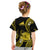 Tokelau Kid T Shirt Tokelauan Tatau With Badge Yellow LT14 - Polynesian Pride