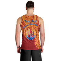 (Custom Personalised) French Polynesia Men Tank Top Happy Internal Autonomy Day LT14 - Polynesian Pride