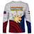 Philippines Independence Day Long Sleeve Shirt Proud To Be Filipino Polynesian Pattern LT14 Unisex White - Polynesian Pride