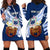 (Custom Personalised) Samoa Hoodie Dress Ula Fala Kava Bowl Plumeria Polynesian Blue LT14 Blue - Polynesian Pride