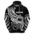 Custom Samoa Hoodie Ula Fala Kava Bowl Plumeria Polynesian Black LT14 Zip Hoodie Black - Polynesian Pride