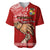 Tonga Fathers Day Baseball Jersey Red Tongan Ngatu I Love You Dad LT14 - Polynesian Pride