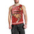 Tonga Fathers Day Men Tank Top Red Tongan Ngatu I Love You Dad LT14 - Polynesian Pride