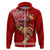 Custom Tonga Fathers Day Hoodie Red Tongan Ngatu I Love You Dad LT14 - Polynesian Pride