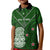 Aotearoa Rugby Kid Polo Shirt All Stars New Zealand Tiki Maori LT14 Kid Green - Polynesian Pride