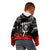 New Zealand ANZAC Rugby Kid Hoodie Silver Fern All Black Camouflage Mix Poppy LT14 - Polynesian Pride