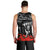 New Zealand ANZAC Rugby Men Tank Top Silver Fern All Black Camouflage Mix Poppy LT14 - Polynesian Pride