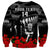 (Custom Text And Number) New Zealand ANZAC Rugby Sweatshirt Silver Fern All Black Camouflage Mix Poppy LT14 - Polynesian Pride