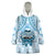 Fiji Tanoa Wearable Blanket Hoodie Kava Bowl Fijian Tapa Blue Pattern LT14 One Size Blue - Polynesian Pride