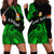 (Custom Personalised) Ribaberiki Kiribati Coat Of Arms Mix Green Polynesian Hoodie Dress LT14 Green - Polynesian Pride
