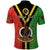 Custom Vanuatu Polo Shirt Kava Bowl Mix Sand Drawing Flag Style LT14 - Polynesian Pride