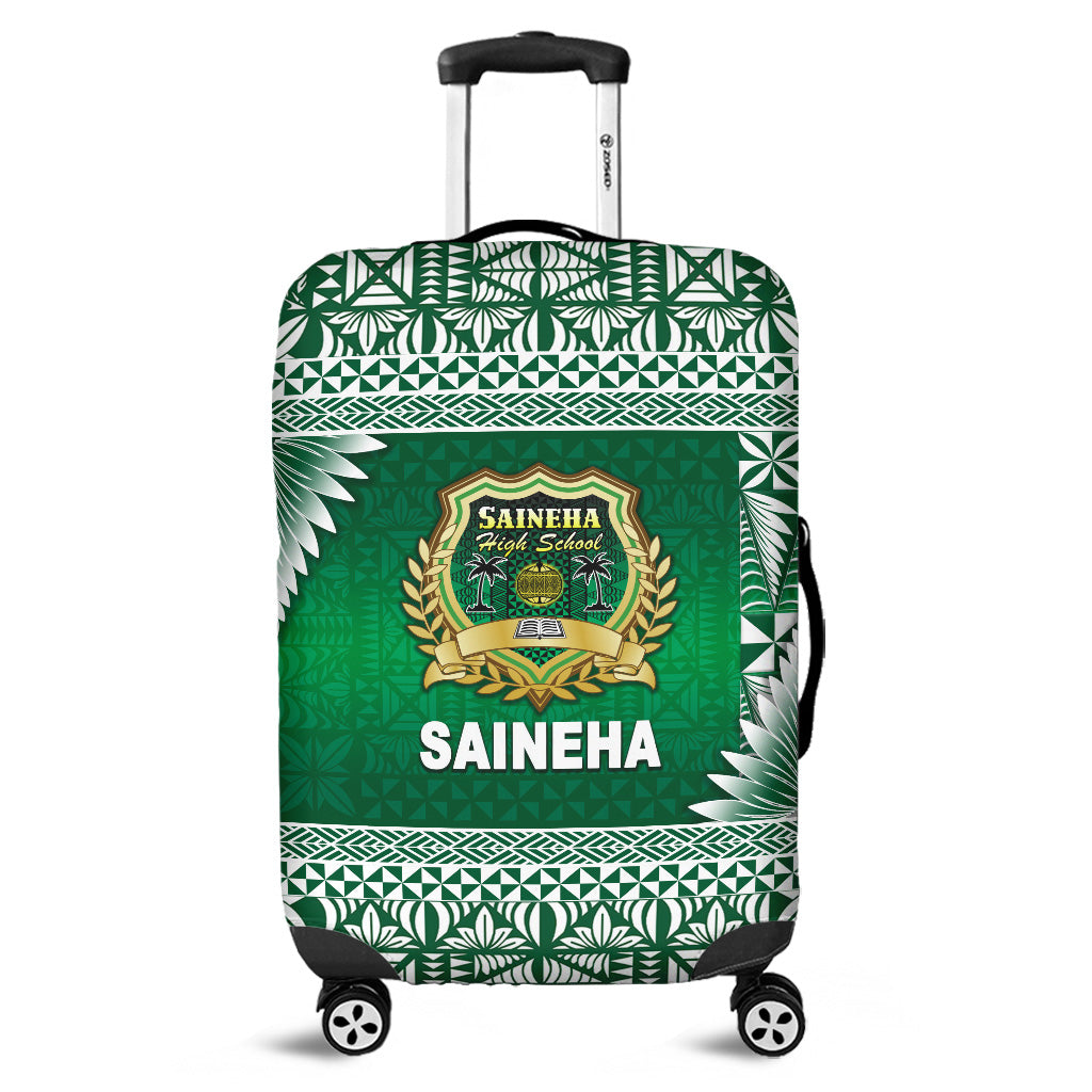 Tonga Saineha High School Luggage Covers Simplified Version LT8 Green - Polynesian Pride