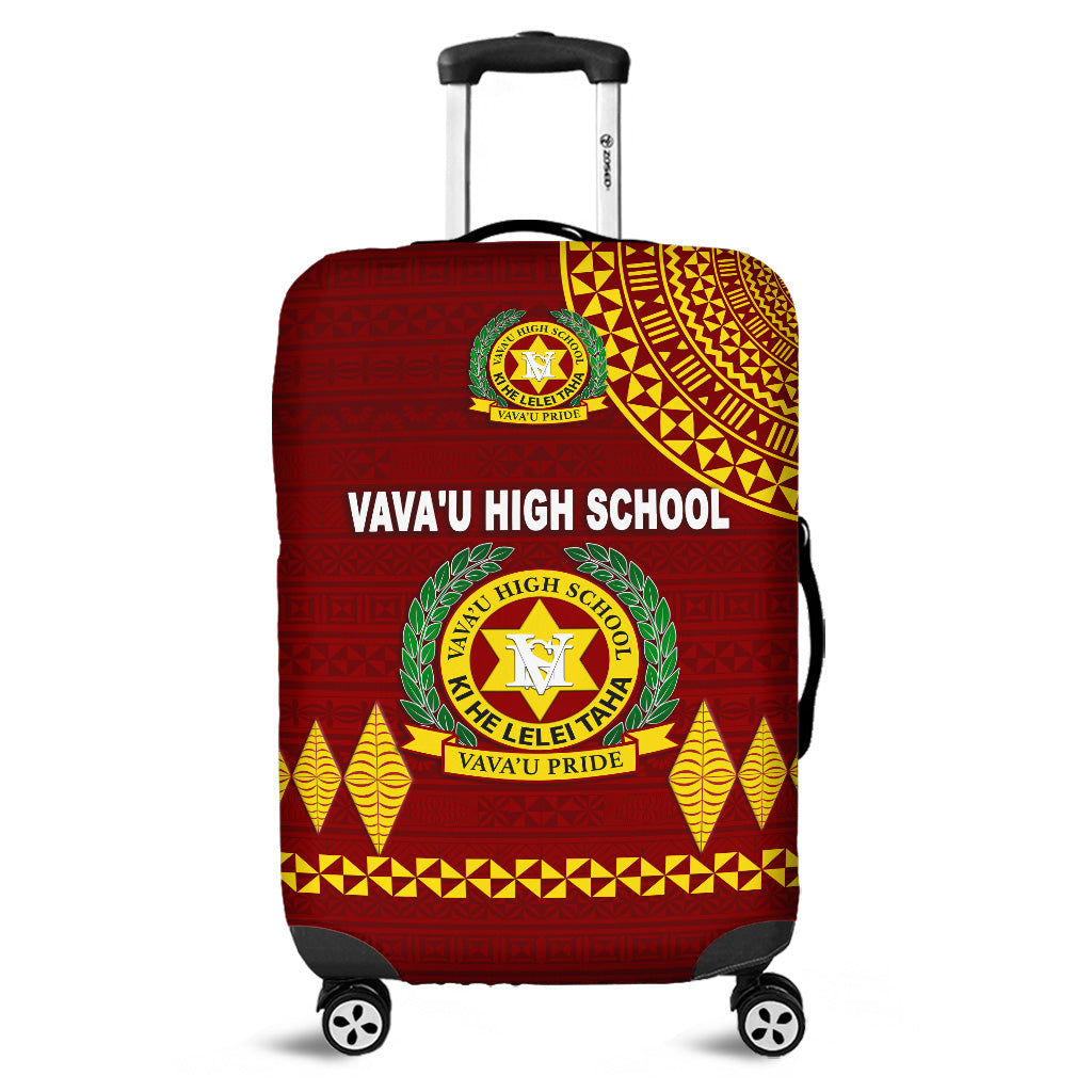 Tonga Vava'u High School Luggage Covers Simple Style - Maroon LT8 Maroon - Polynesian Pride