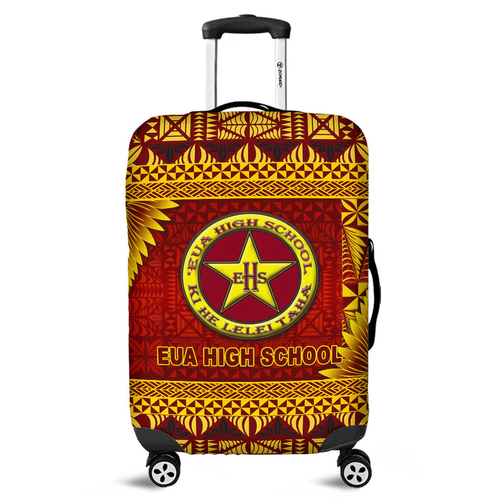 Tonga Eua High School Luggage Covers Simplified Version LT8 Maroon - Polynesian Pride