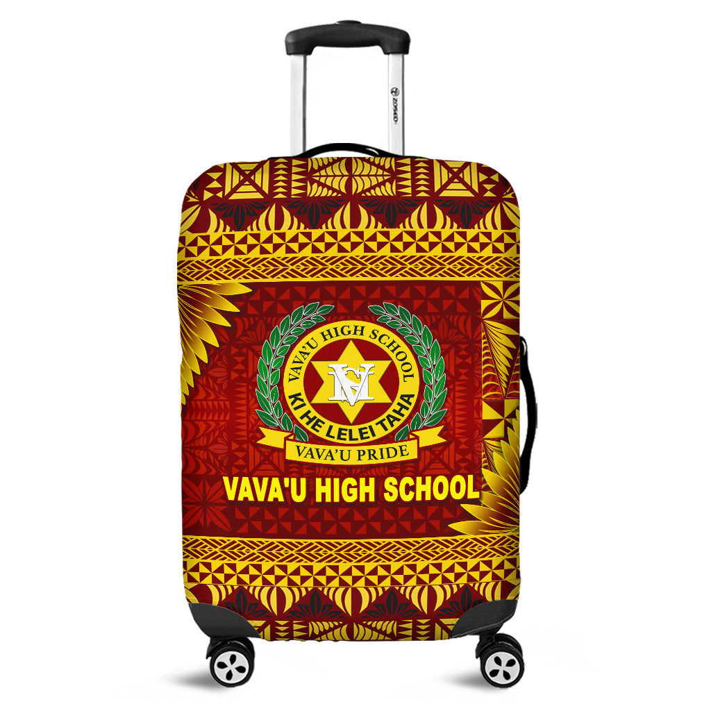 Tonga Vava'u High School Luggage Covers Simplified Version - Maroon LT8 Maroon - Polynesian Pride