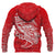 New Zealand Hoodie, Maori Tattoo Pullover Hoodie Polynesian Style Red - Polynesian Pride