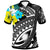 Marshall Islands Polo Polynesian Pattern Black Color Unisex Black - Polynesian Pride