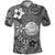 Marshall Islands Polo Shirt Simple Style Grey LT8 - Polynesian Pride