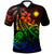 Marshall Islands Polo The Flow Of The Ocean Rainbow Color Unisex Rainbow - Polynesian Pride