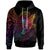 Marshall Islands Hoodie Butterfly Polynesian Style Unisex Black - Polynesian Pride