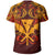 Hawaii Kanaka Maoli Red T Shirt Van Style - Polynesian Pride