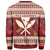 Hawaii Christmas Santa Claus Pineapple Pattern Sweatshirt - Dry Style - AH - Polynesian Pride