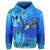 Hawaii Blue Turtle Paradise Hoodie Breath Ocean AH - Polynesian Pride